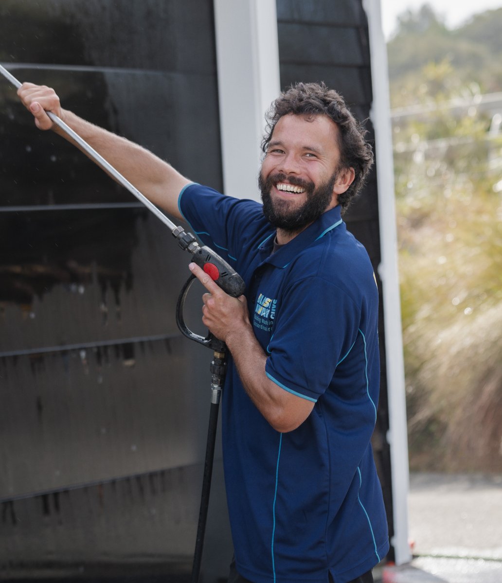 Steve from the Blast Away Guys exterior cleaning team.
